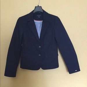 Tommy Hilfiger navy blue blazer jacket  size 8
